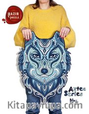 AZTEC Blue Wolf 637 Parça Hazır Puzzle (AZH56)