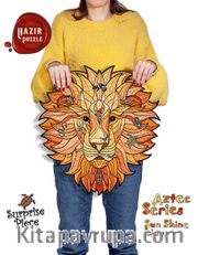 AZTEC Sunshine Lion-Sürpriz Parçalı 451 Parça Hazır Puzzle (AZH49-S)