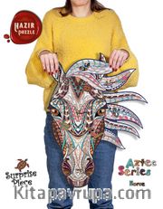AZTEC Horse-Sürpriz Parçalı 425 Parça Hazır Puzzle (AZH37-S)