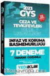 2023 GYS Adalet Bakanlığı Ceza ve Tevkifleri Genel Müdürlüğü İnfaz ve Koruma Başmemurluğu 7 Deneme Tamamı Çözümlü