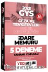 2023 GYS Adalet Bakanlığı Ceza ve Tevkifevleri Genel Müdürlüğü İdare Memuru 5 Deneme Tamamı Çözümlü