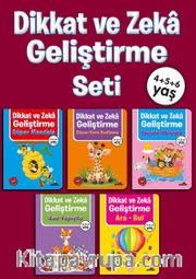 4+5+6 Yaş Dikkat ve Zeka Geliştirme Seti (5 Kitap)