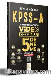 KPSS A Grubu ÖSYM Formatında Video Çözümlü 5 Deneme