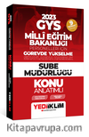 2023 GYS Millî Eğitim Bakanlığı Personelleri İçin Görevde Yükselme Sınavlarına Hazırlık Şube Müdürlüğü Konu Anlatımlı 