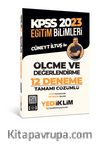 2023 KPSS Eğitim Bilimleri Ölçme ve Değerlendirme Tamamı Çözümlü 12 Deneme