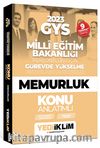 2023 GYS Millî Eğitim Bakanlığı Görevde Yükselme Sınavı Memurluk Konu Anlatımı