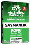 KPSS 2023 GYS Millî Eğitim Bakanlığı Personelleri İçin Görevde Yükselme Saymanlık Konu Anlatımlı