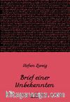 Brief einer Unbekannten (Bilinmeyen Bir Kadının Mektubu) / Almanca
