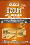 2023 Özgün Adli Hakimlik Soru Bankası