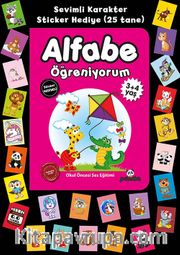 Stickerlı 3+4 Yaş Alfabe Öğreniyorum