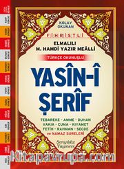 Yasin-i Şerfi Türkçe Okunuşlu Fihristli 3'lü (Cami Boy)