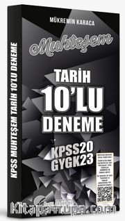 2023 KPSS Tarih Muhteşem 10 Deneme PDF Çözümlü 
