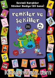 Stickerlı 4+ Yaş Renkler ve Şekiller