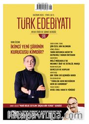 Türk Edebiyatı Aylık Fikir ve Sanat Dergisi Sayı: 596 Haziran 2023