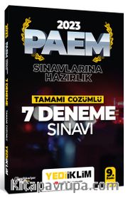 2023 PAEM Sınavlarına Hazırlık Tamamı Çözümlü 7 Deneme Sınavı