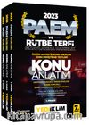 2023 PAEM ve Rütbe Terfi Sınavlarına Hazırlık Anayasa Hukuku-İnsan Hakları İdare Hukuku İdari Yargılama Usulü Hukuku Konu Anlatımı (3 Kitap)