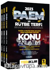 2023 PAEM ve Rütbe Terfi Sınavlarına Hazırlık Anayasa Hukuku-İnsan Hakları İdare Hukuku İdari Yargılama Usulü Hukuku Konu Anlatımı (3 Kitap)