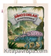 Askılı Bez Çanta - Dinozorlar - Acanthopholıs