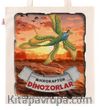 Askılı Bez Çanta - Dinozorlar - Mıcroraptor