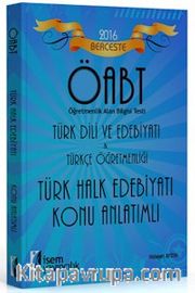 2016 ÖABT Türk Dili ve Edebiyatı ve Türkçe Öğretmenliği Türk Halk Edebiyatı Konu Anlatımlı