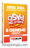 2024 KPSS ÖSYM Ne Sorar Ortaöğretim-Önlisans  Fasikül Tamamı Çözümlü 8 Deneme