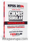 2024 KPSS Ortaöğretim - Ön Lisans Genel Kültür Vatandaşlık Tamamı Çözümlü 14 Deneme