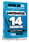 2024 KPSS Ortaöğretim - Ön Lisans Genel Yetenek Matematik 14 Deneme Tamamı Çözümlü