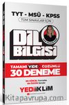 2024 TYT-MSÜ-KPSS Dil Bilgisi Tamamı Video Çözümlü 30 Deneme