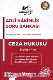 İmtiyaz Adli Hakimlik Soru Bankası Ceza Hukuku
