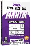 2024 KPSS - ALES - DGS Mantık Sayısal Sözel Tamamı Çözümlü Soru Bankası 