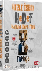 2024 Hızlı İsem Hedef 8. Sınıf Türkçe Haftalık Ders Föyü