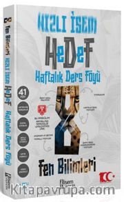 2024 Hızlı İsem Hedef 8. Sınıf Fen Bilimleri Haftalık Ders Föyü