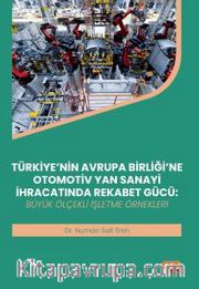 Türkiye’nin Avrupa Birliği’ne Otomotiv Yan Sanayi İhracatında Rekabet Gücü