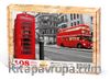 Fleet Caddesi Londra Ahşap Puzzle 108 Parça (UK01-C)