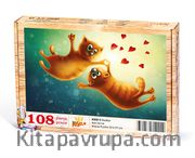Kediler Ahşap Puzzle 108 Parça (AS02-C)