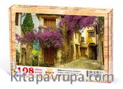 Provence Sokakları - Fransa Ahşap Puzzle 108 Parça (SK04-C)
