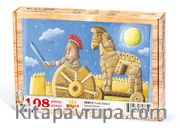 Truva Askeri Ahşap Puzzle 108 Parça (CK07-C)