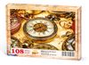 Köstekli Saatler Ahşap Puzzle 108 Parça (HR02-C)