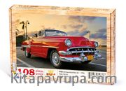 Chevrolet Bel Air - 1954 Ahşap Puzzle 108 Parça (TT01-C)