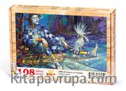 Palyaço ve Papağan Ahşap Puzzle 108 Parça (PT01-C)