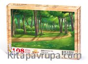 Orman Yolu Ahşap Puzzle 108 Parça (DG03-C)	