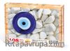 Nazar Boncuğu ve Taşlar Ahşap Puzzle 108 Parça (OB02-C)