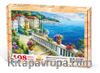 Sahil Kasabası / Tırabzanlı Yol Ahşap Puzzle 108 Parça (MZ06-C)