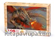 Ejderha ve  Şövalye Ahşap Puzzle 108 Parça (MF02-C)