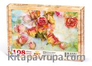 Kuru Güller Ahşap Puzzle 108 Parça (NT02-C)	
