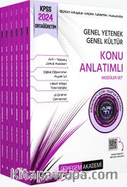 2024 KPSS Genel Yetenek Genel Kültür Ortaöğretim Konu Anlatımlı Modüler Set (6 Kitap)