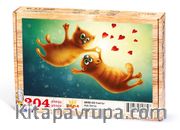 Kediler Ahşap Puzzle 204 Parça (AS02-CC)