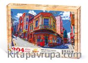Balat Sokakları - İstanbul Ahşap Puzzle 204 Parça (SK01-CC)