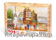 Paris Caddeleri - Fransa Ahşap Puzzle 204 Parça (SK03-CC)