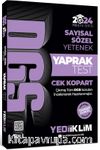 2024 DGS Sayısal-Sözel Yetenek Çek Kopart Yaprak Test